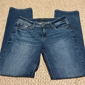 Silver Jeans Women's Classic Blue Straight Leg Jeans 30x32